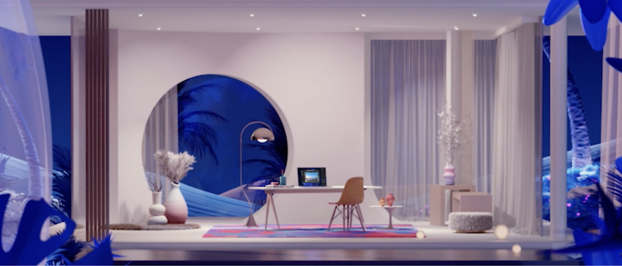 Immagine stilizzata dell'interno di un ufficio