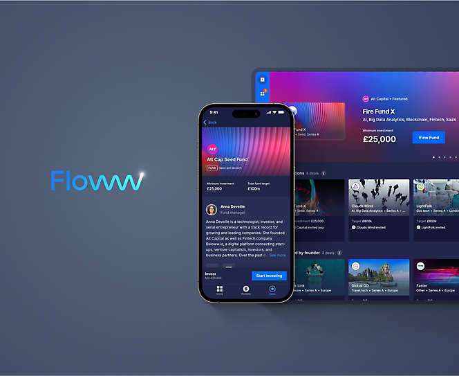 Floww è un'app di musica con un telefono e un tablet.