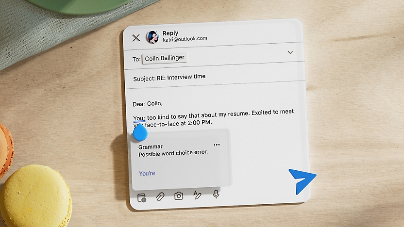 Screenshot di uno schermo dell'e-mail