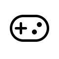 Icona di un controller da gaming.