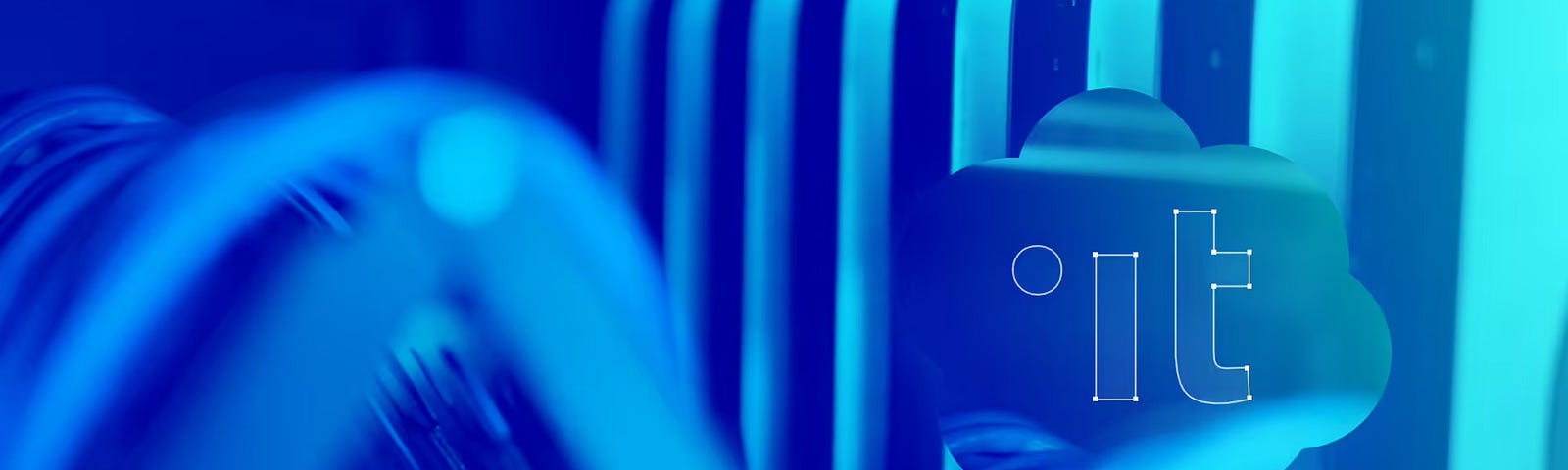 logo di Cloud Italia su immagine stock di hardware/server