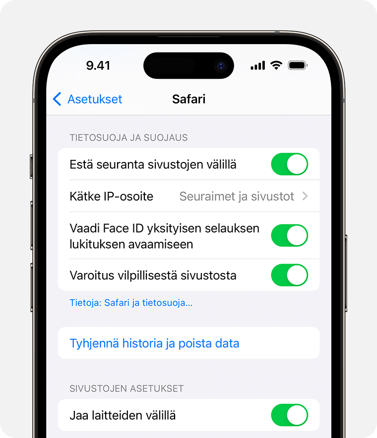 ios-17-iphone-14-pro-settings-safari-clear-history-and-website-data