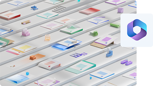 Funzionalità di Microsoft 365 con il logo