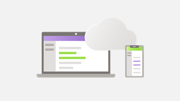 Illustration of computer and mobile device