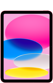 Un iPad visto di fronte