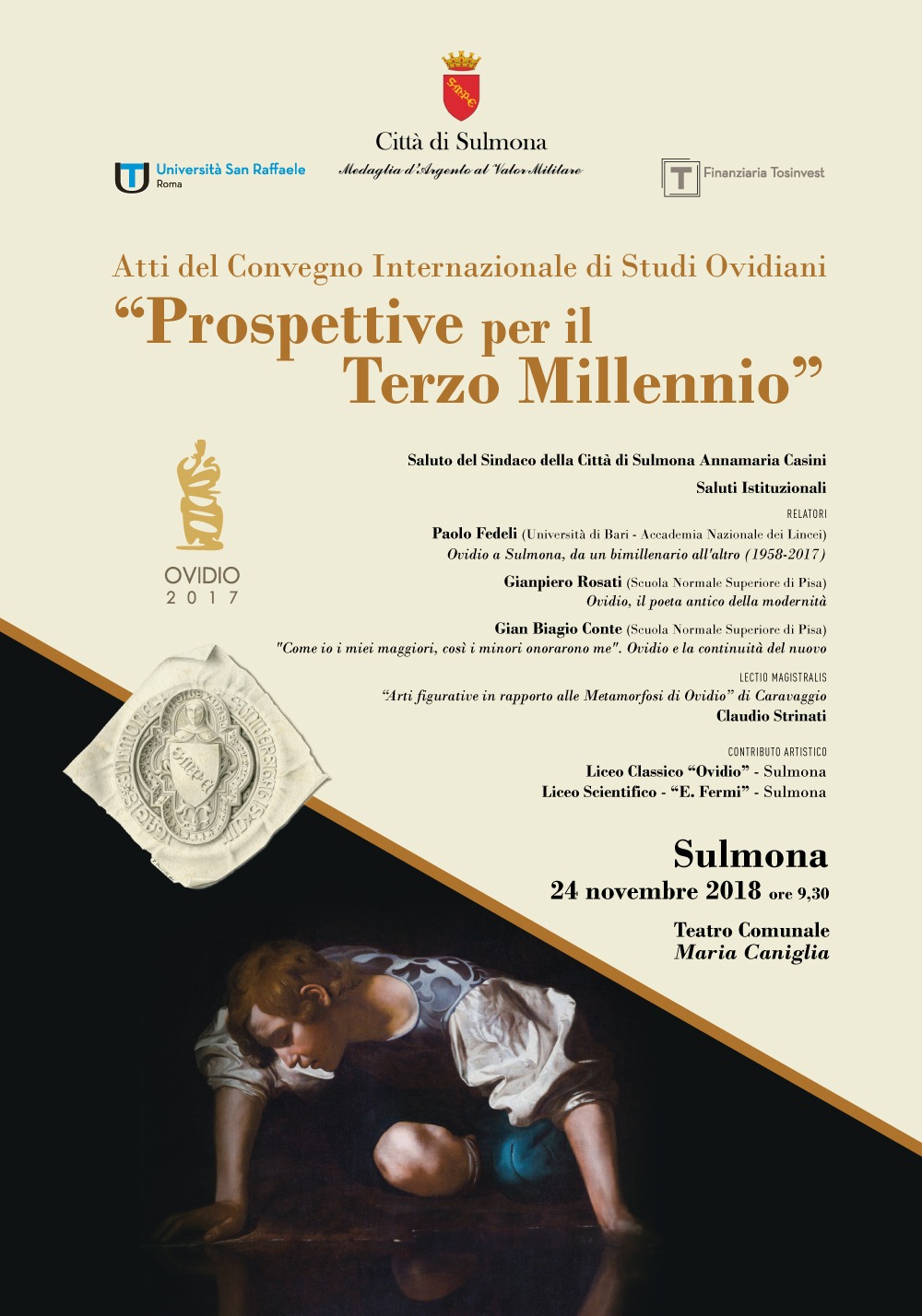 PRESENTAZIONE VOLUME ATTI CONVEGNO INTERNAZIONALE STUDI OVIDIANI