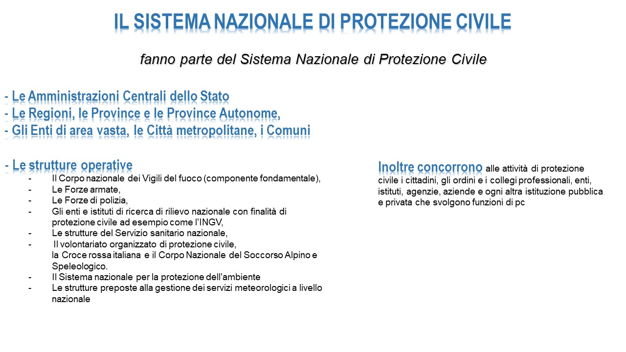 La particolarit&agrave; della protezione civile italiana 3