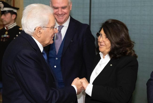 Sergio Mattarella e Paola Severino