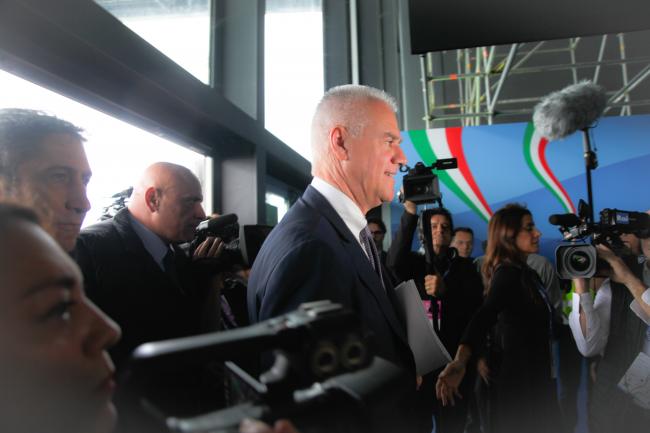 Il ministro Paolo Zangrillo alla 40° Assemblea annuale ANCI (Fiera di Genova)  