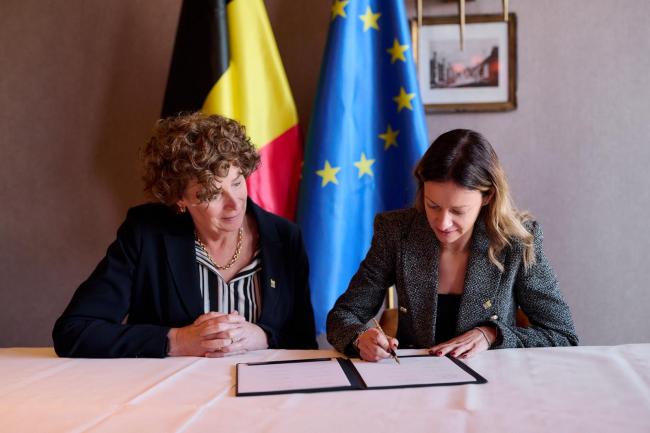 Petra De Sutter e Monica Cecchi (a destra)