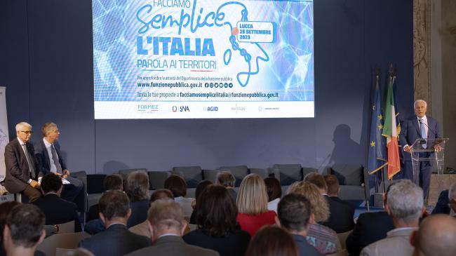 Da sinistra: Gaetano Scognamiglio, Marcello Fiori ed Eugenio Giani 