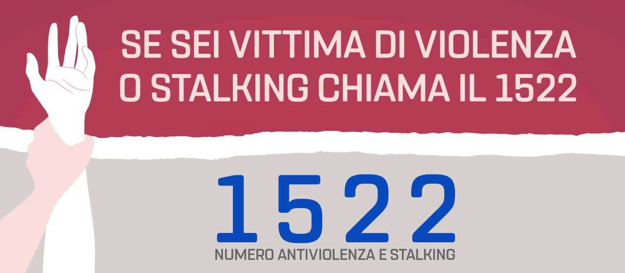 1522 numero antiviolenza e stalking